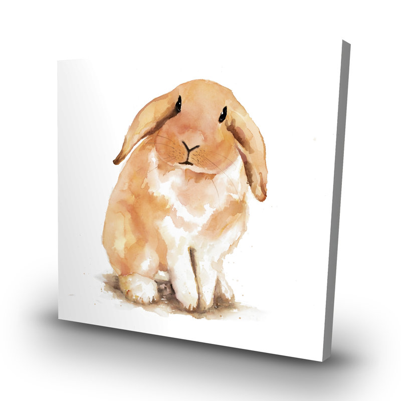 Lop-rabbit - 32"x32" art on canvas