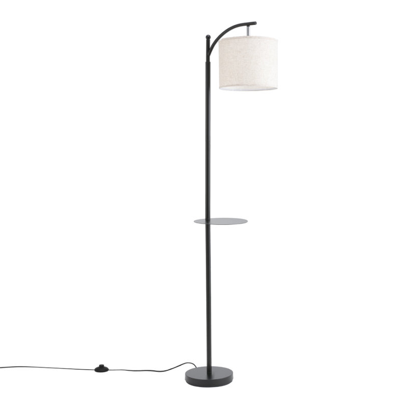 180cm Polished Torchiere Floor Lamp