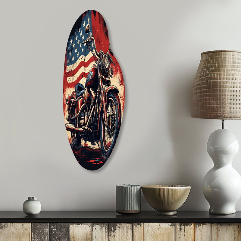 Grenora - Art mural asymétrique en métal incurvé, H 30 po x l 11 po