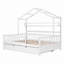 Lit en bois avec couchette et tablette-1653270962