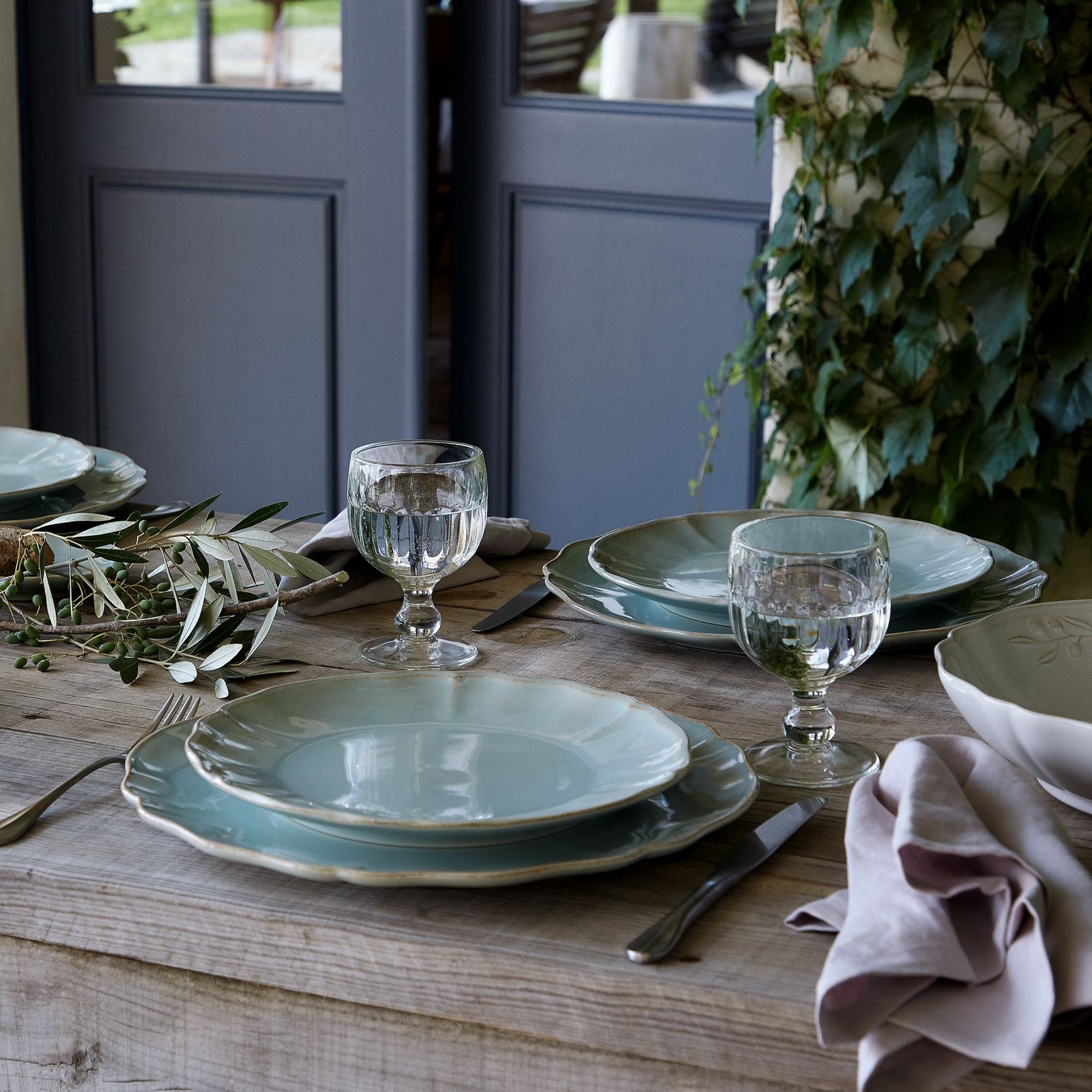 Costa Nova Alentejo Soup/Pasta Plate, Turquoise