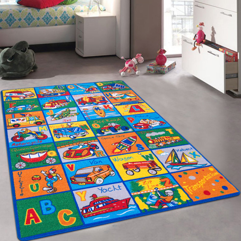 Rectangle Handmade Nylon Rug, Rectangle 7'3" x 10'2"