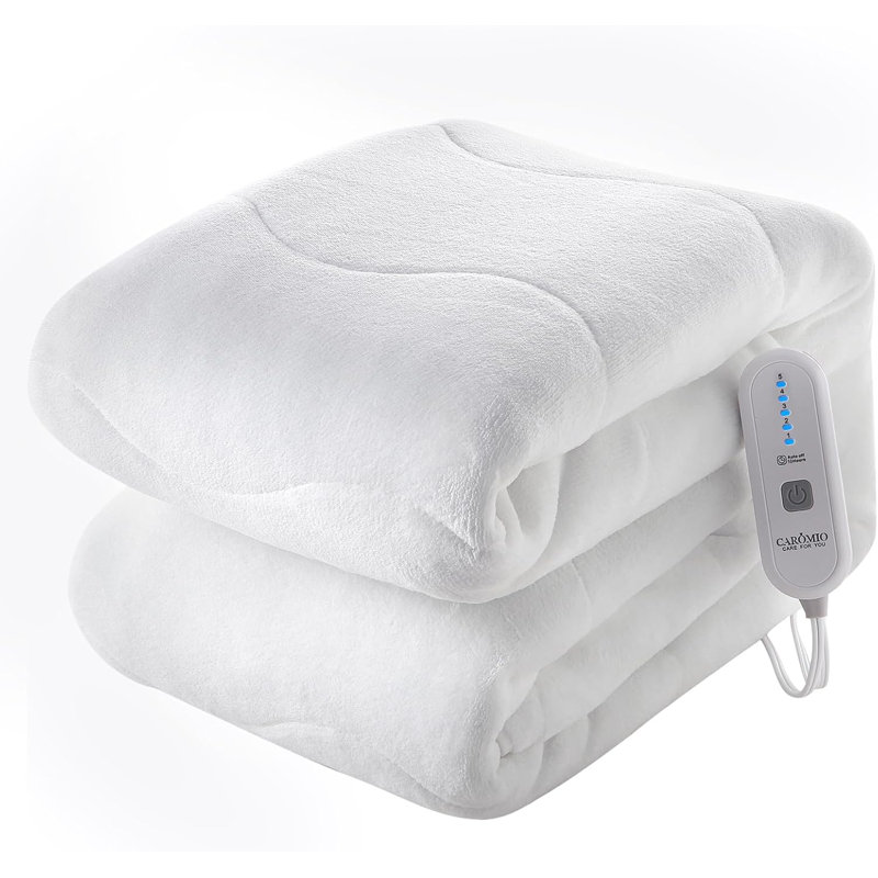 Protège-matelas chauffant - 10 heures d'arrêt automatique, Simple