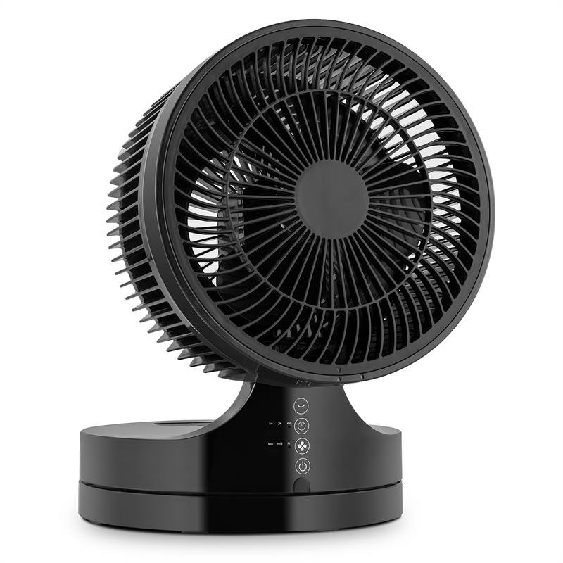 Touchstream 25cm Oscillating Table Fan, Black