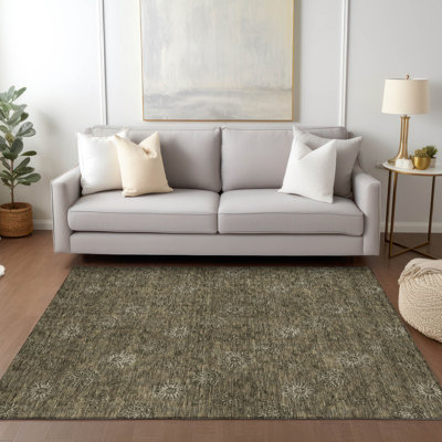 Malchow Washable Floral Indoor / Outdoor Rug