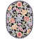 Hollander Floral Hand Hooked Wool Black Area Rug