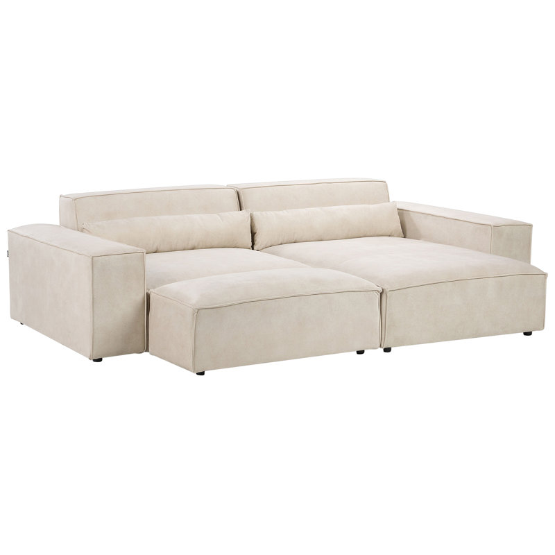 Boleslovas 2 Seater Sofa & Chaise, Left Hand Facing, Beige