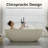 69" Freestanding Soaking Bathtub Solid Surface Stone Resin Soaking Tubs