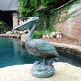 Life's a Beach Pelican Nautical Statue