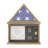 Quincy Memorial Flag Display Case with Certificate Holder, Pine Wood Shadow Box for Flag, Certificate-91051775-91051781