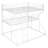 Full XL over Twin XL over Queen Triple Bunk Bed with Long & Short Ladder – White Loft Bed for Kids, Teens & Guests-429175333