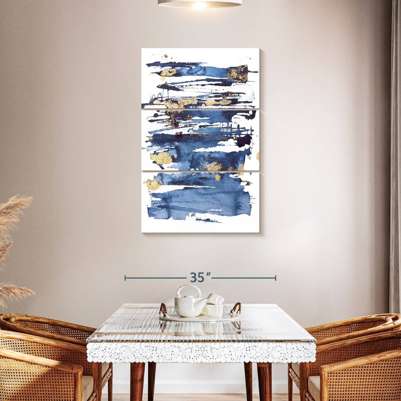 Avery Blue Rapture II, 45" H x 28" W