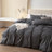 Nayoroom Washed Cotton Plain Breathable Simple and stylish Duvet Cover Set-110746755-110746757