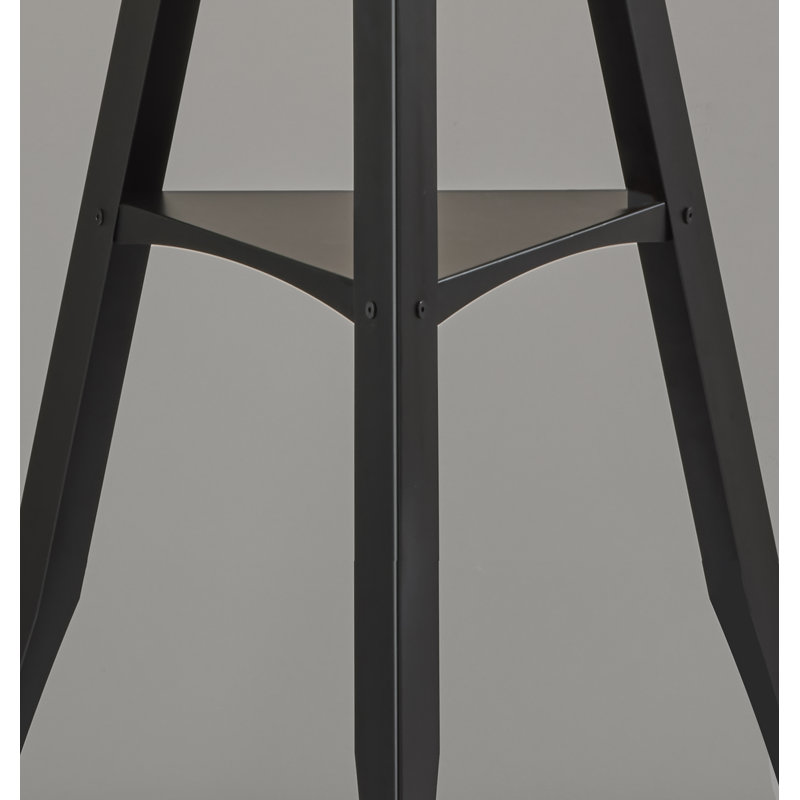Athalene 61.5'' Black Tripod Floor Lamp