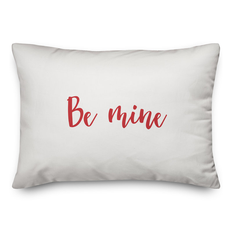  Coussin Be Be Mine, Rouge / Blanc