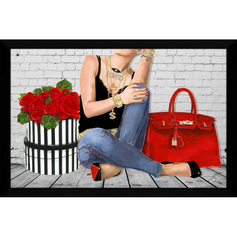 «My Love» par Jodi - impression encadrée, H 21,5 po x l 27,5 po x P 0,75 po