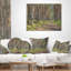 Coussin lombaire forest look