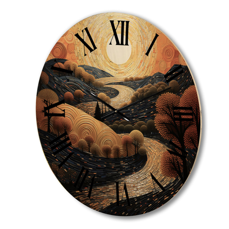 Horloge murale Canyon, Moyenne
