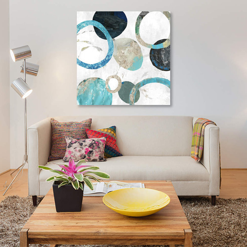 « rings ii », impression sur toile, H 12 po x l 12 po x P 1,5 po, Toile tendue