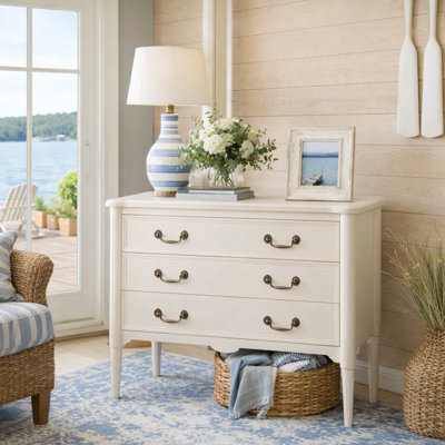 Doniesha Chest With Drawers, Antique White
