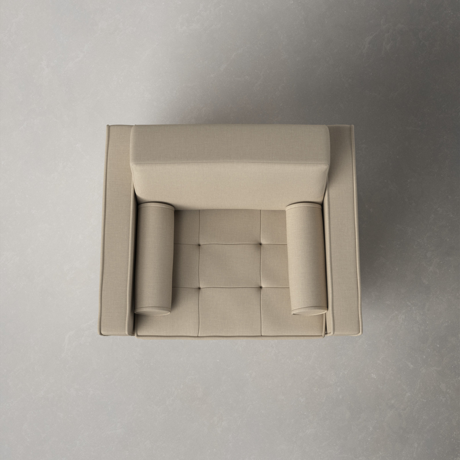 Pritchett Armchair, Beige Fabric