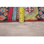 Tapis vert en laine noué à la main de conception unique 2 pi 8 po x 4 pi 1 po Nirvaan