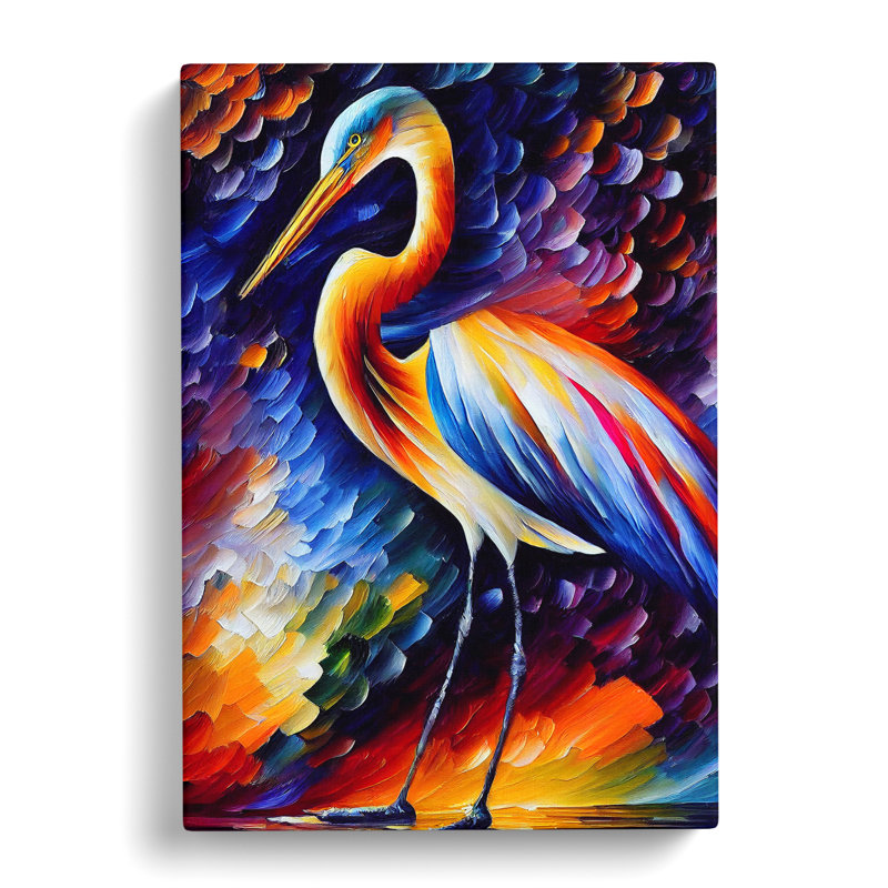 Altoona Heron Vol.1 - Wrapped Canvas, 50cm H x 35cm W x 3cm D