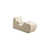Mélange de polyester beige