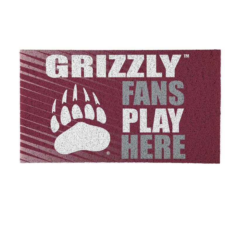 Tapis en PVC de l'Université de Montana, 28 po x 16 po