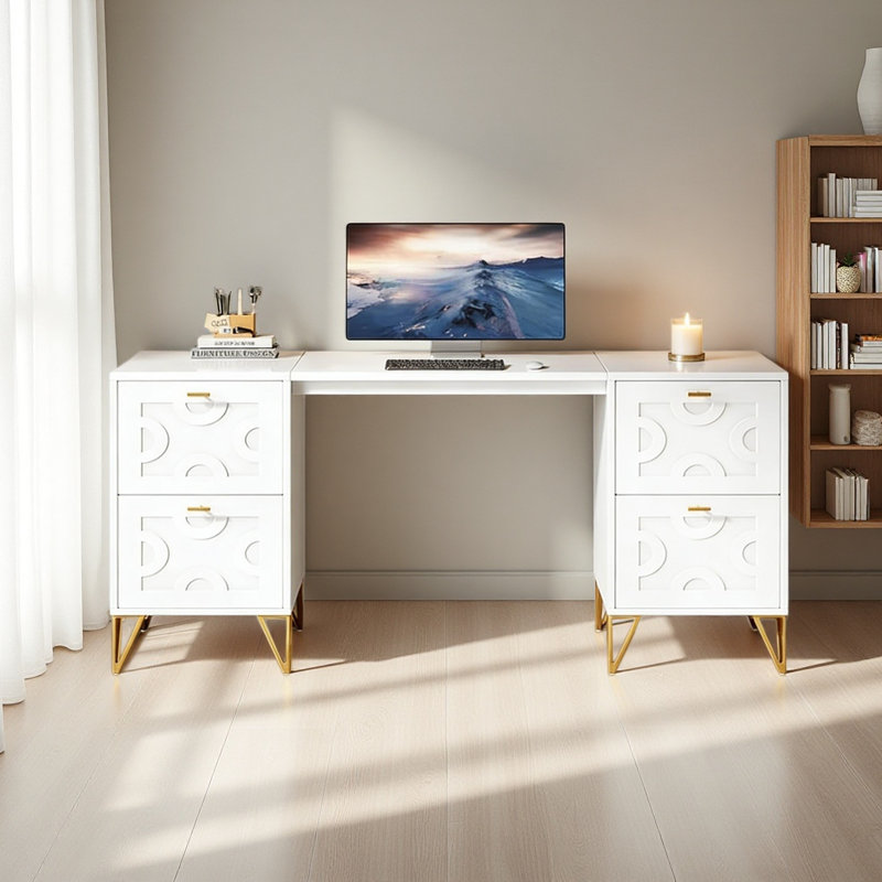 Stylish Office Desk,Wood Computer Desk,Convenient Executive Desk