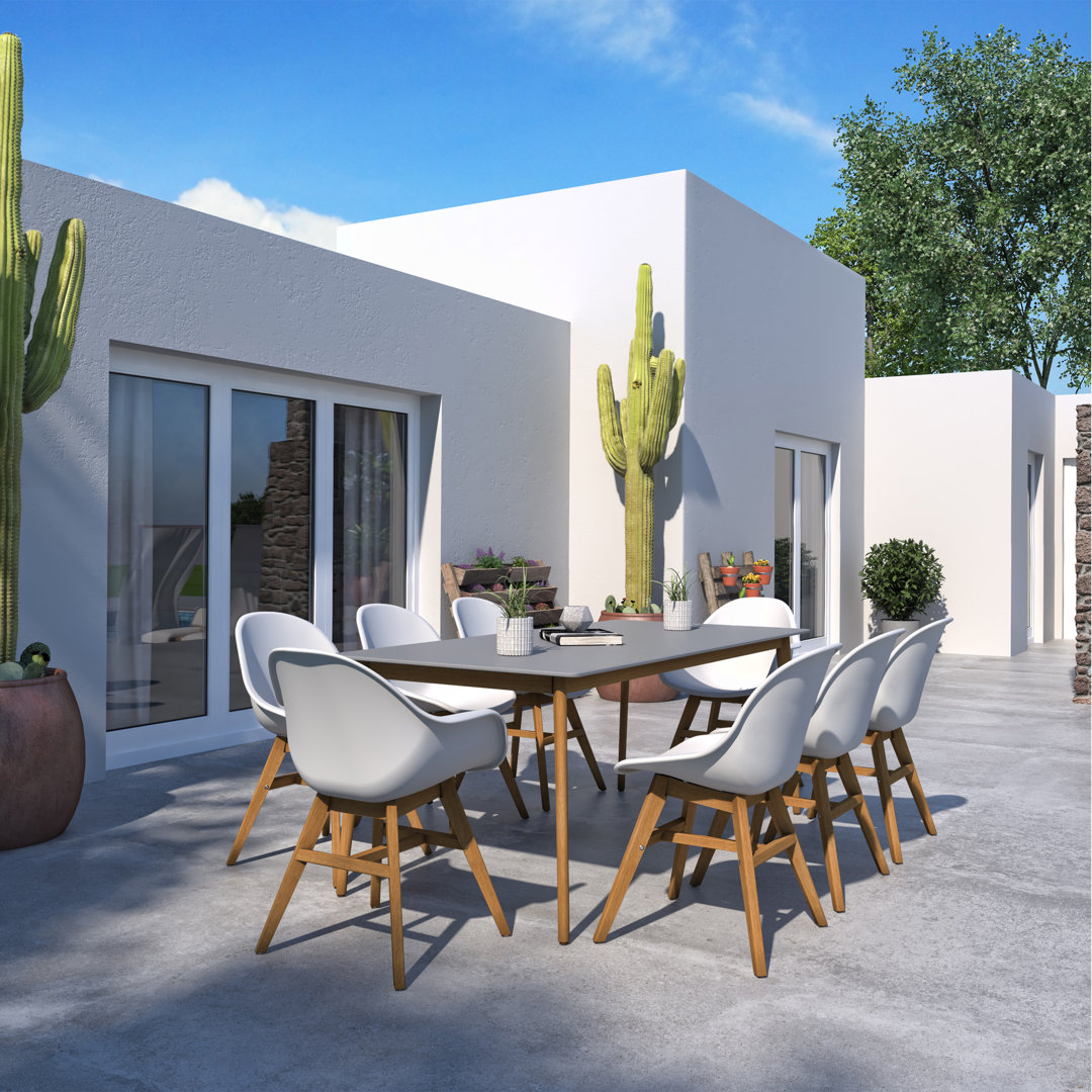 Anautica Rectangular 8 - Person 74.8'' Long Dining Set Lark Manor™