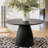 Advait Minimalist Round Pedestal Dining Table 
