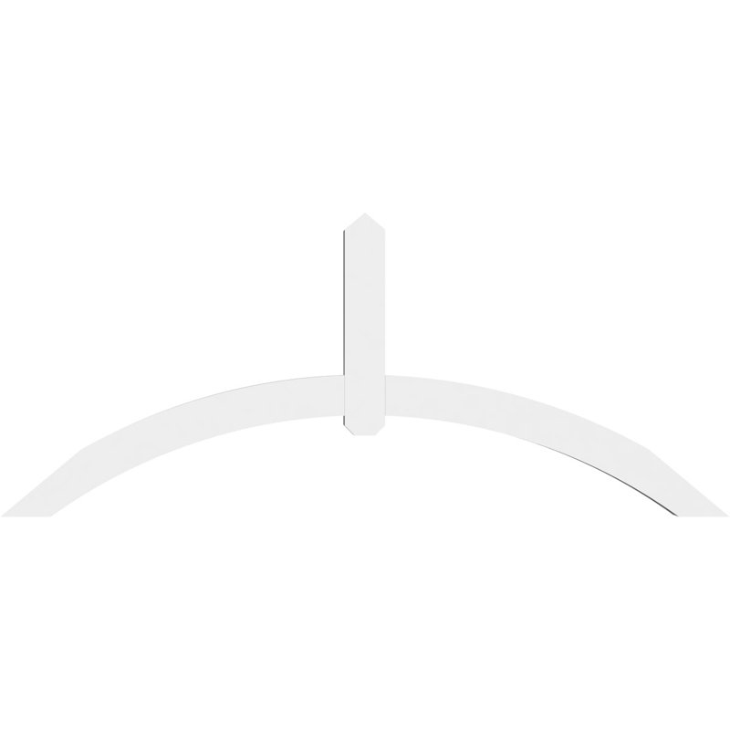 Support pour pignon en PVC Archdale, H 30 po x l 72 po (pas: 10/12), P 4 po x F 4 po