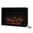 Biskoupky 36'' W Black Electric Fireplace Insert