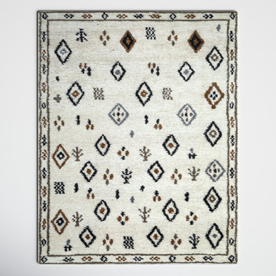 Rivah Hand Tufted Geometric Indoor Rug