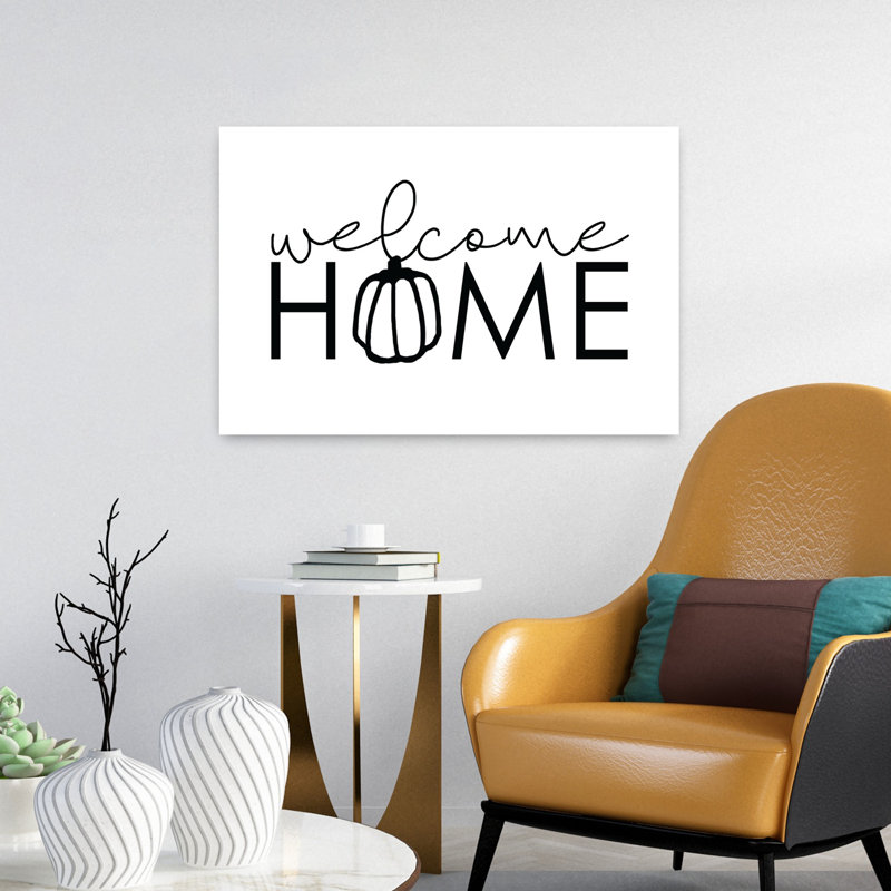 Welcome Home, art contemporain en architecture, H 24 po x l 16 po