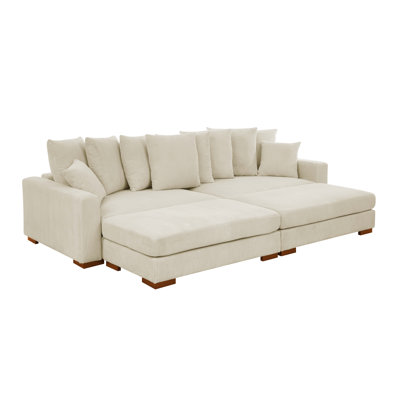 Emmakate Corduroy Sectional Symmetrical