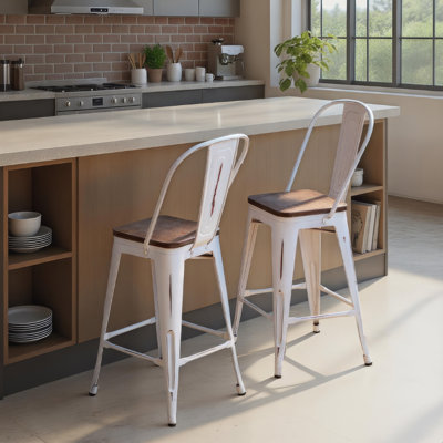 Christie 24" Highback Counter Stools