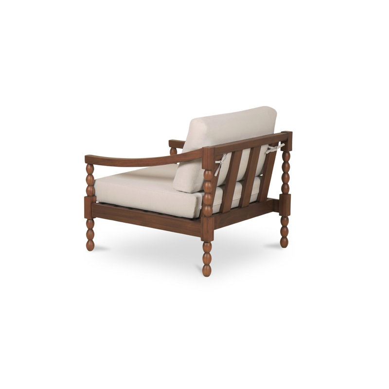 Delilah Outdoor Accent Chair Brown