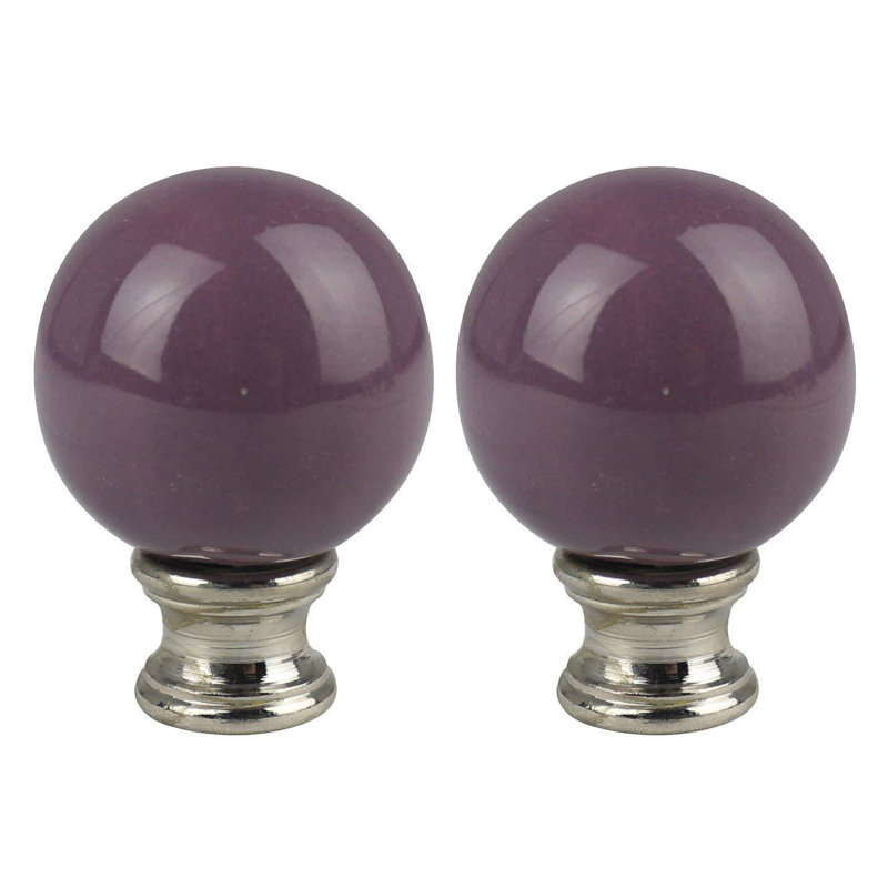 Fleuron en céramique Dieugrand, Mauve
