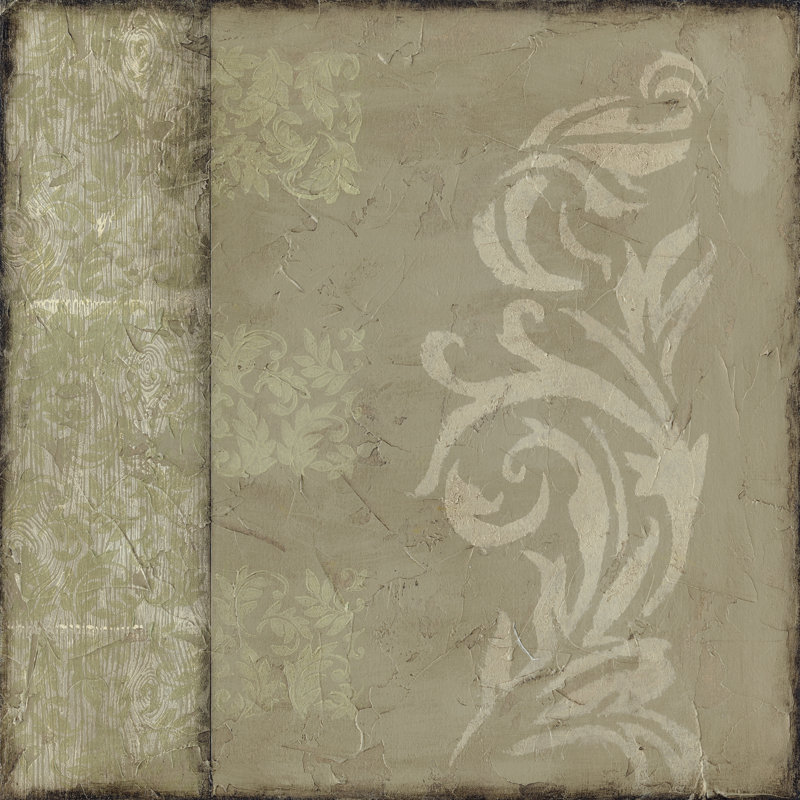 Ornamental Element IV by Jennifer Goldberger - Wrapped Canvas Painting, 30cm H x 30cm W x 3.8cm D