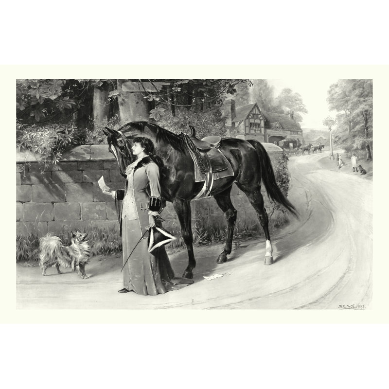 The Love Letter by S.E. Waller - Wrapped Canvas Art Prints, 30cm H x 46cm W