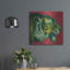 Art mural luxueux en métal «Jungle Flair 1» par Wild Apple, 24 po x 24 po-1430949315