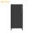 Modern 2-Door Glass Bathroom Linen Cabinet