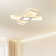 Hemion 25.4" White Dimmable Simple LED Flush Mount with Remote Control