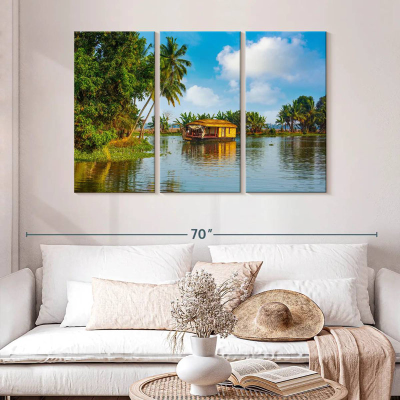 Alvord Houseboat, 32" H x 50" W