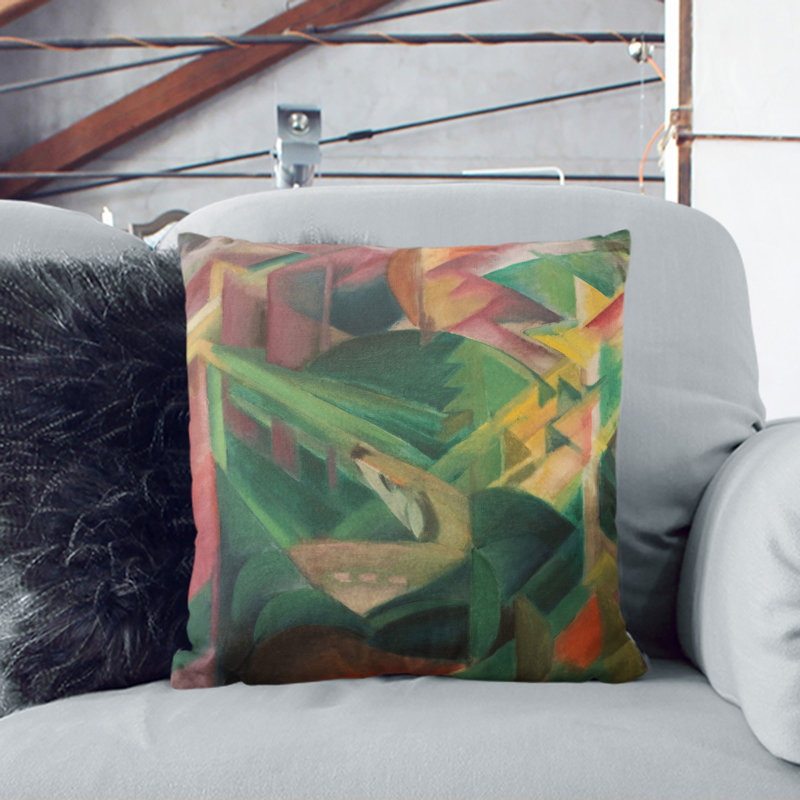Square Cushion, White, 55cm H x 55cm W x 20cm D