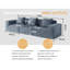 Canapé modulaire Belfin, canapé convertible Tofu Block-831931353-831931352