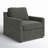 34" W Polyester Armchair-98676720