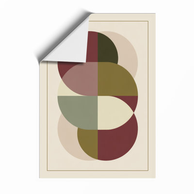 Interlocking Circles Mid-Century - Print
